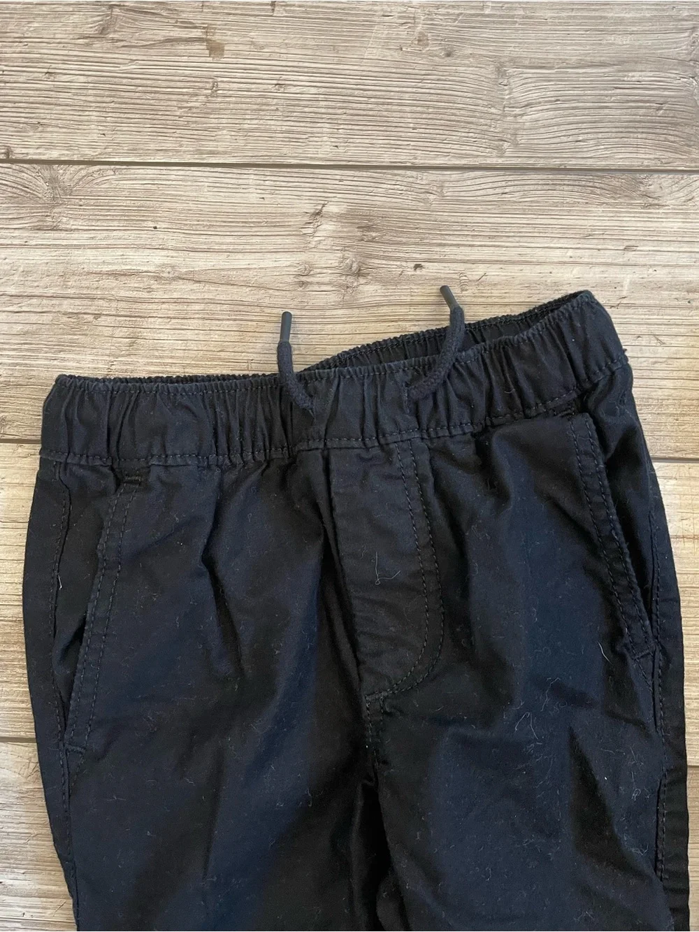 GAP | Kids Classic Black Joggers | Size: XS (4-5) | BUNDLE: Set of 3
